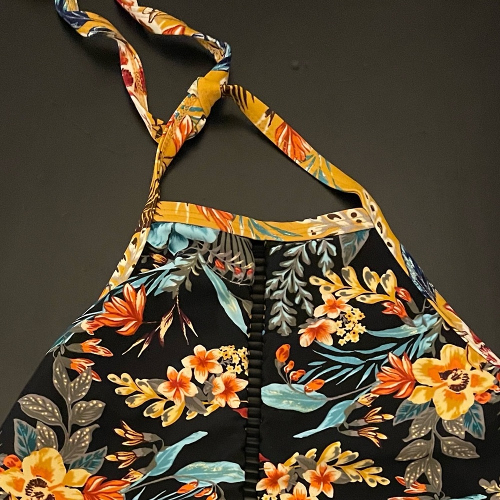 Women’s Floral Halter Tankini